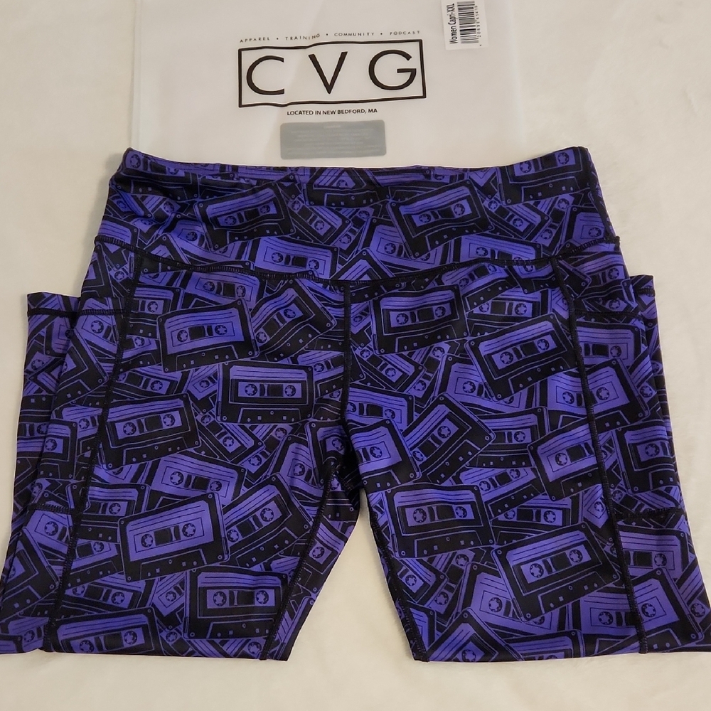 Constantly Varied Gear Purple Capri Leggings for Active Comfort